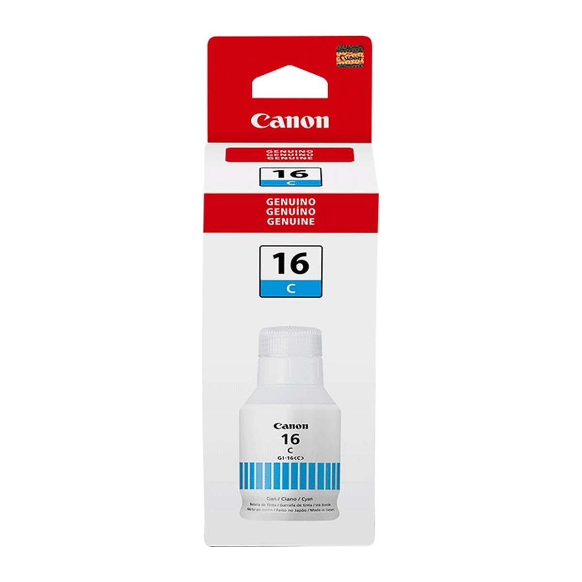 Botella de tinta Canon GI-16 Cian 132 ml