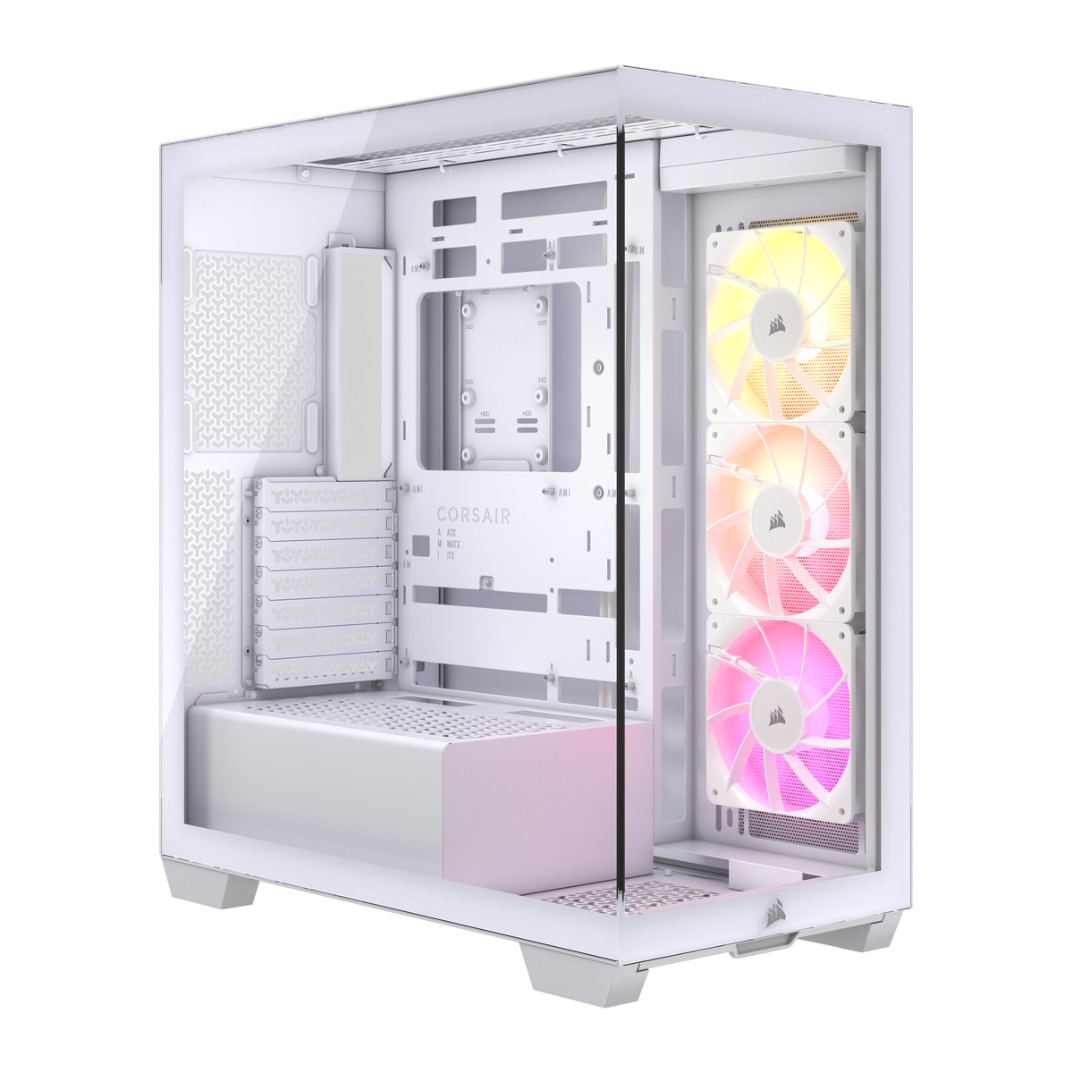 Gabinete Corsair 3500X RGB Blanco