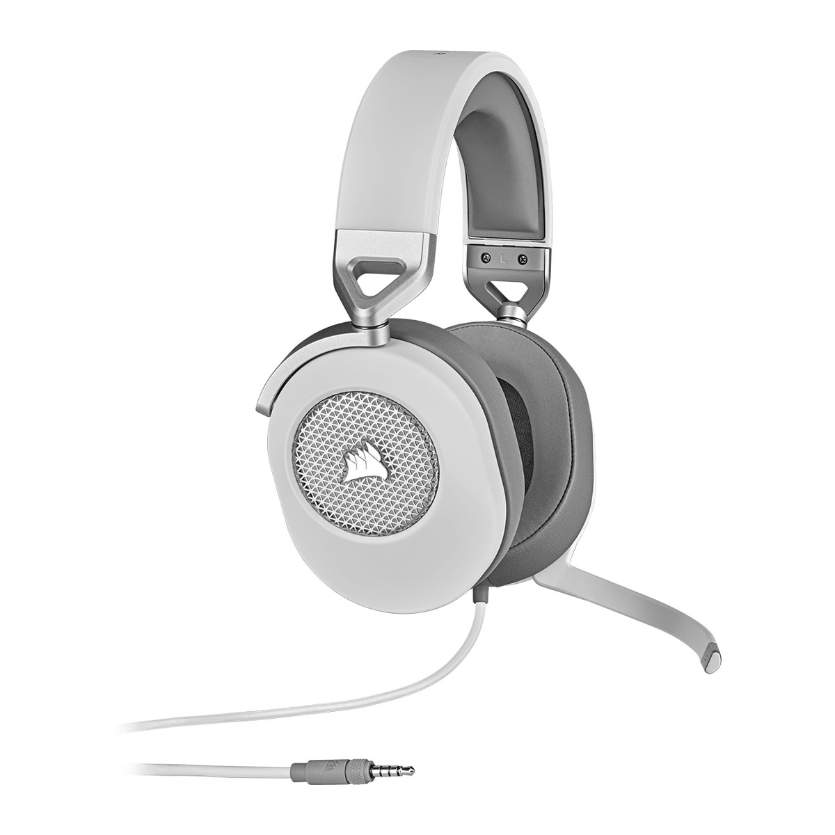 Audífonos gamer Corsair HS65 Surround con cable Blanco