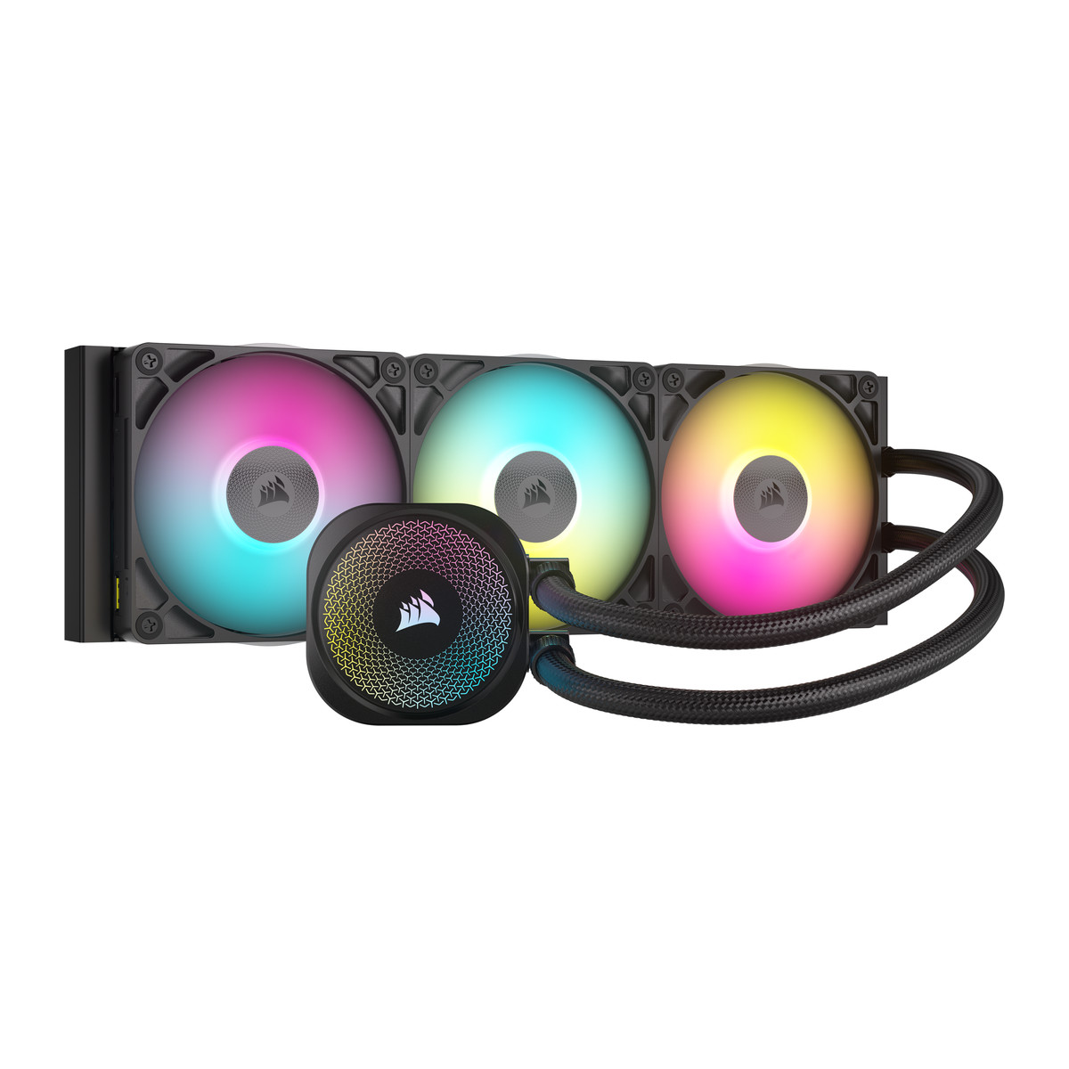 Sistema de enfriamiento líquido Corsair iCUE LINK TITAN 360 RX RGB Negro