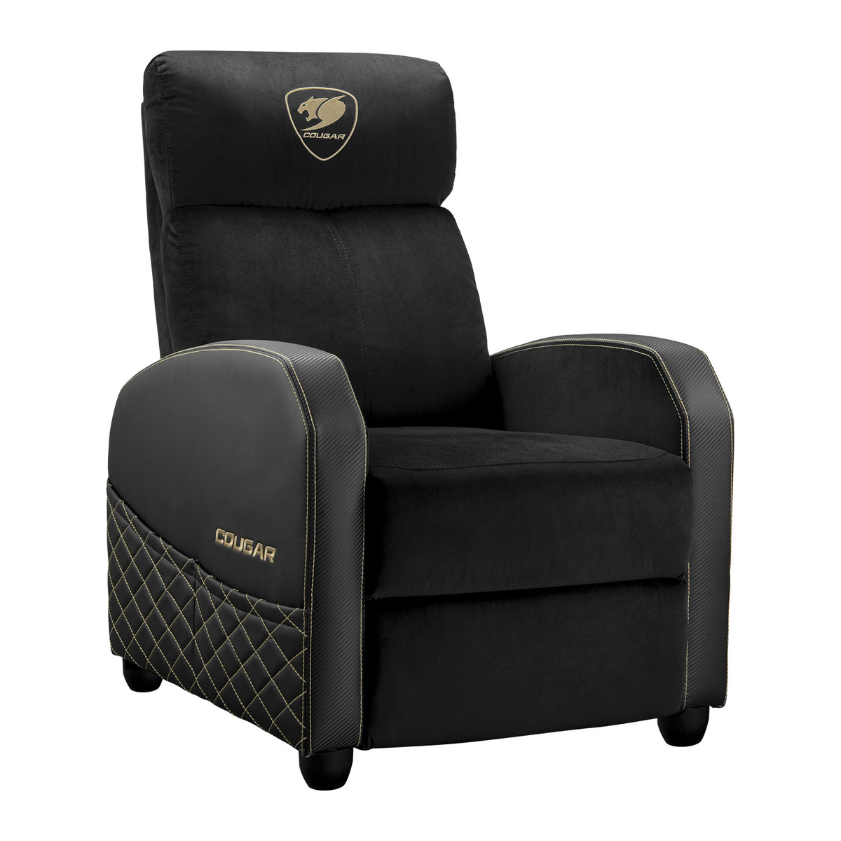 Sofá gamer Cougar Ranger Elite Negro Dorado