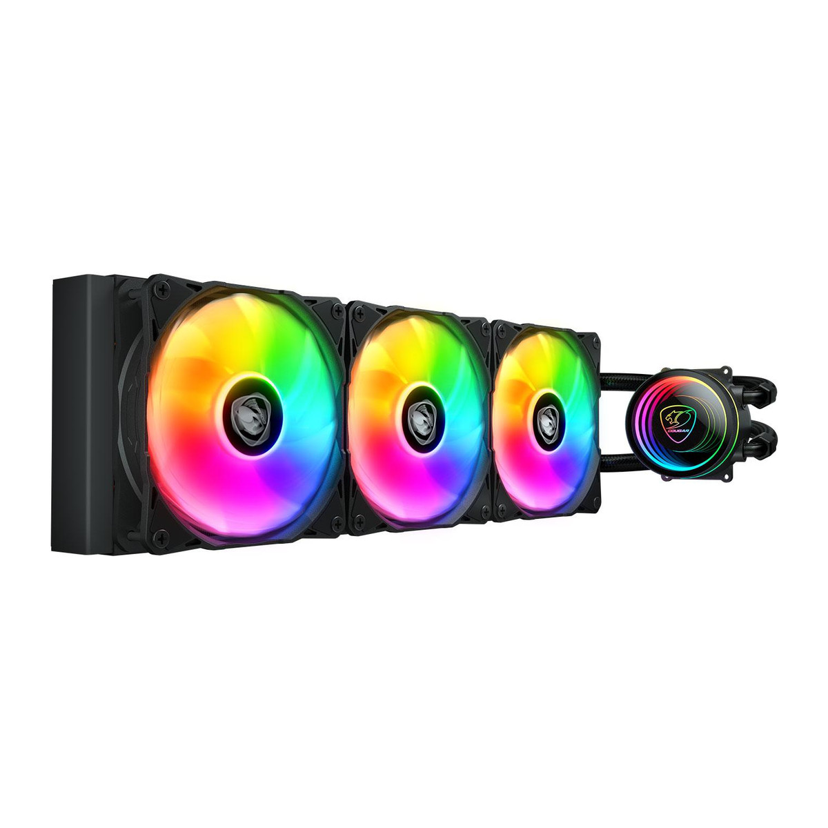 Enfriador Líquido 360mm Cougar Poseidon Elite ARGB Negro