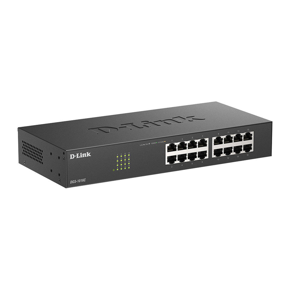 Switch no administrable D-Link DGS-1016C 16 puertos Gigabit