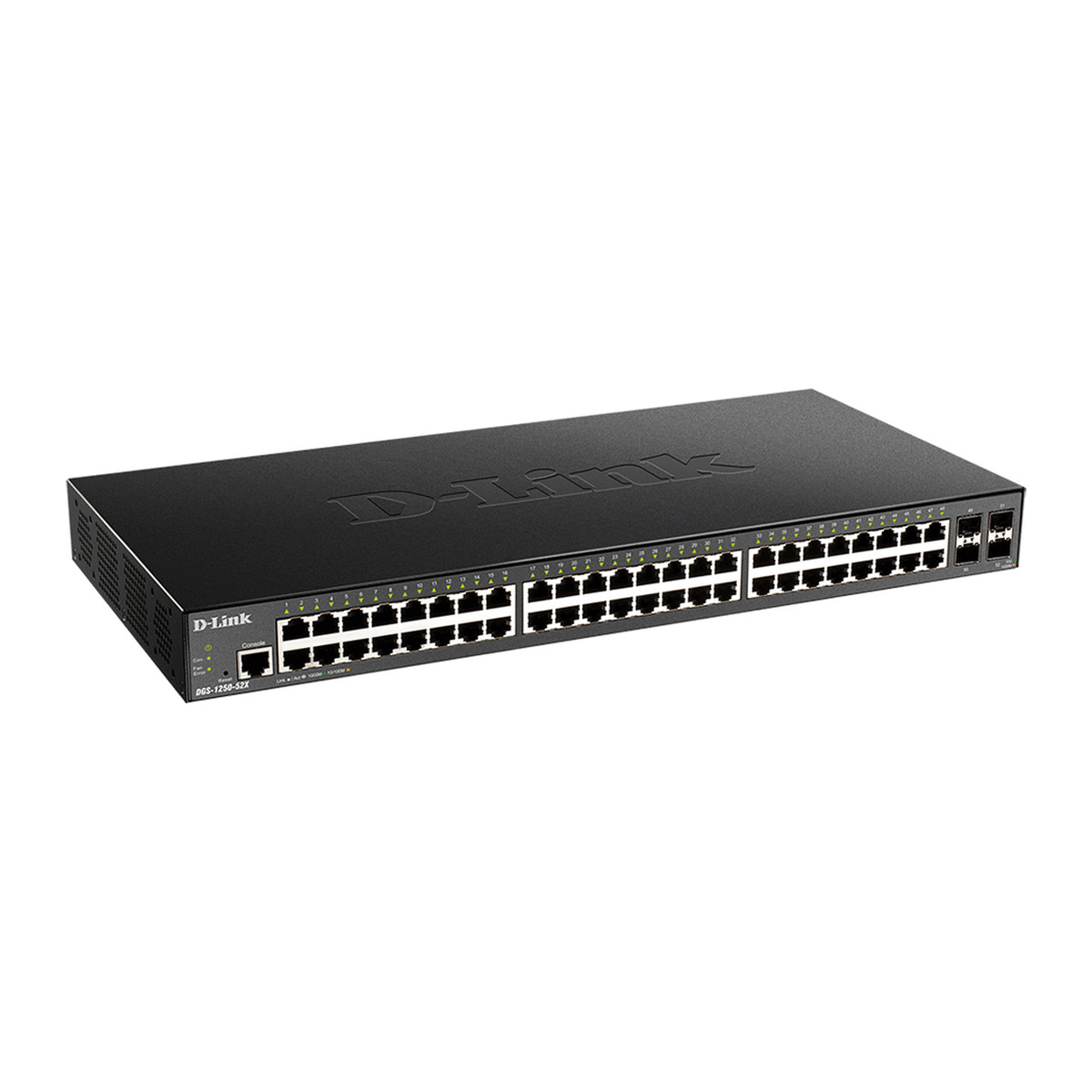 Switch administrable D-Link DGS-1250-52X 48 puertos Gigabit y 4 SFP+ 10G