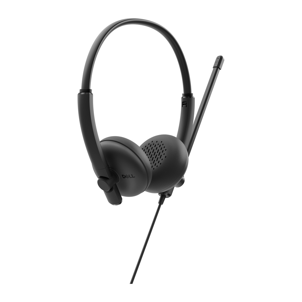 Audífonos con micrófono Dell WH125 alámbricos USB-A Negro