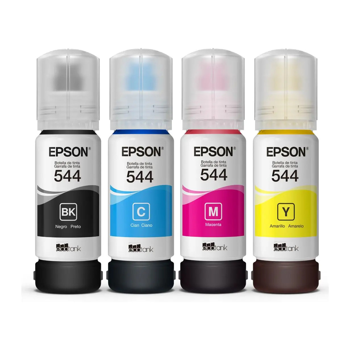 Botellas de tinta Epson T544 juego de 4 colores 65 ml