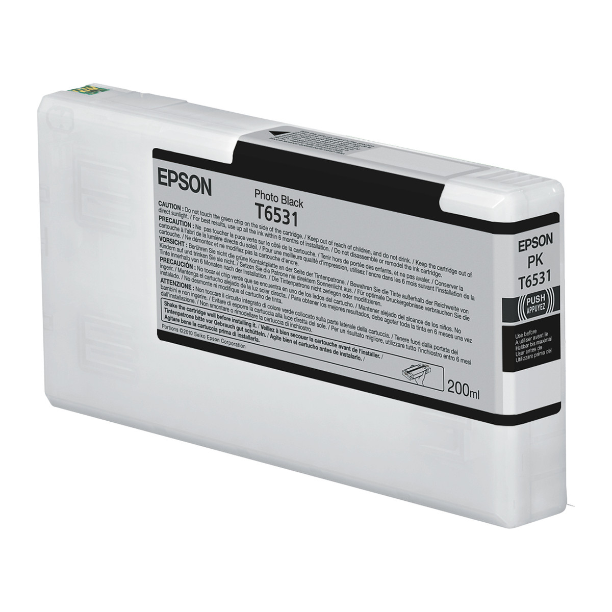 Cartucho de tinta Epson T653 Negro foto 200 ml