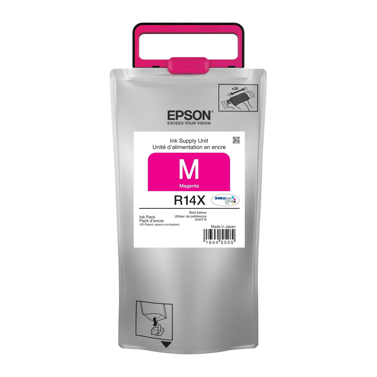 Bolsa de tinta Epson R14X Magenta