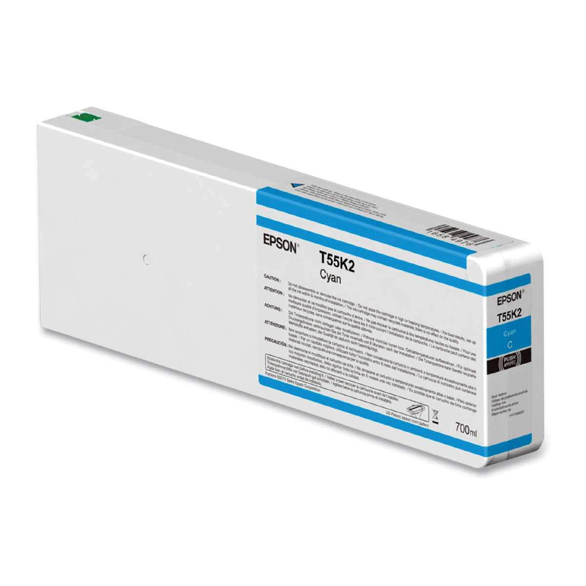 Cartucho de tinta Epson T55K Cian 700 ml