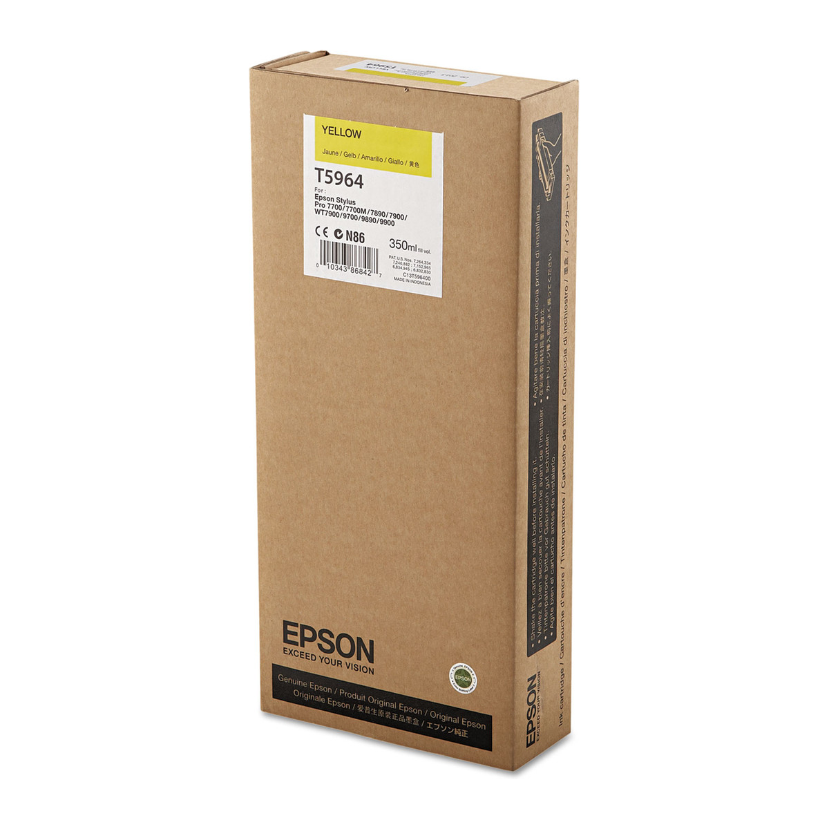 Cartucho de tinta Epson T596 Amarillo 350 ml