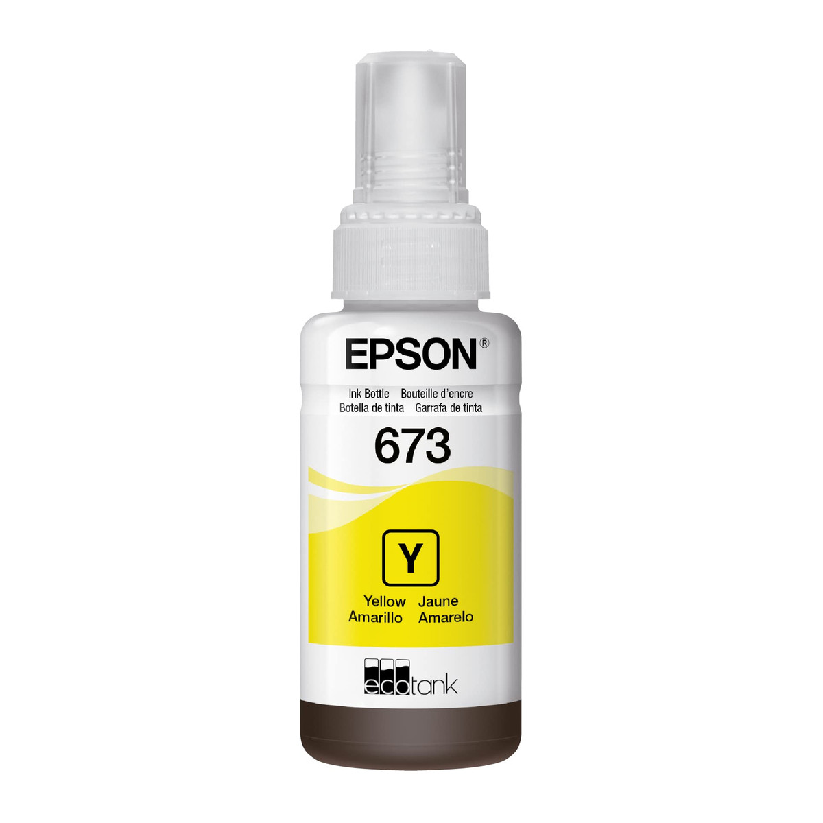 Botella de tinta Epson T673 Amarillo