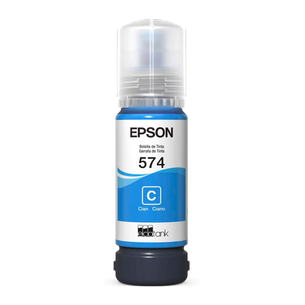 Botella de tinta Epson T574 Cian 65 ml