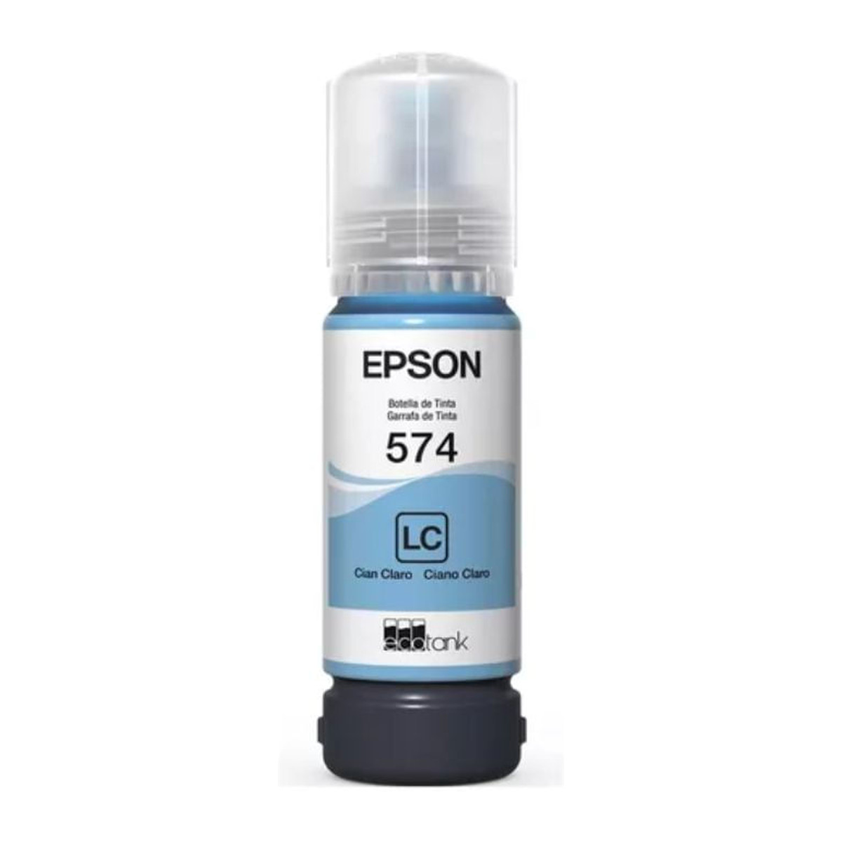 Botella de tinta Epson T574 Cian claro 65 ml
