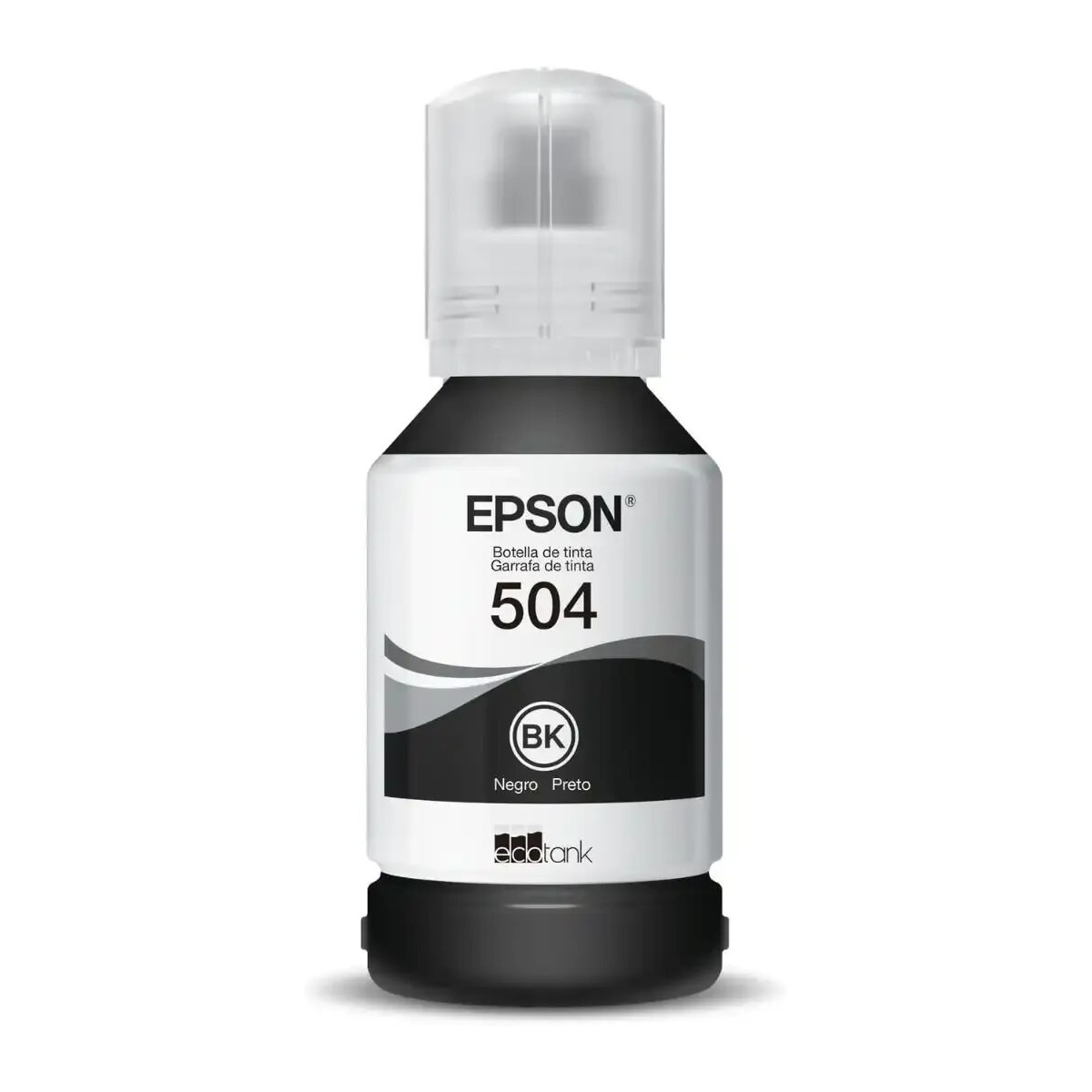 Botella de tinta Epson T504 Negro 127 ml