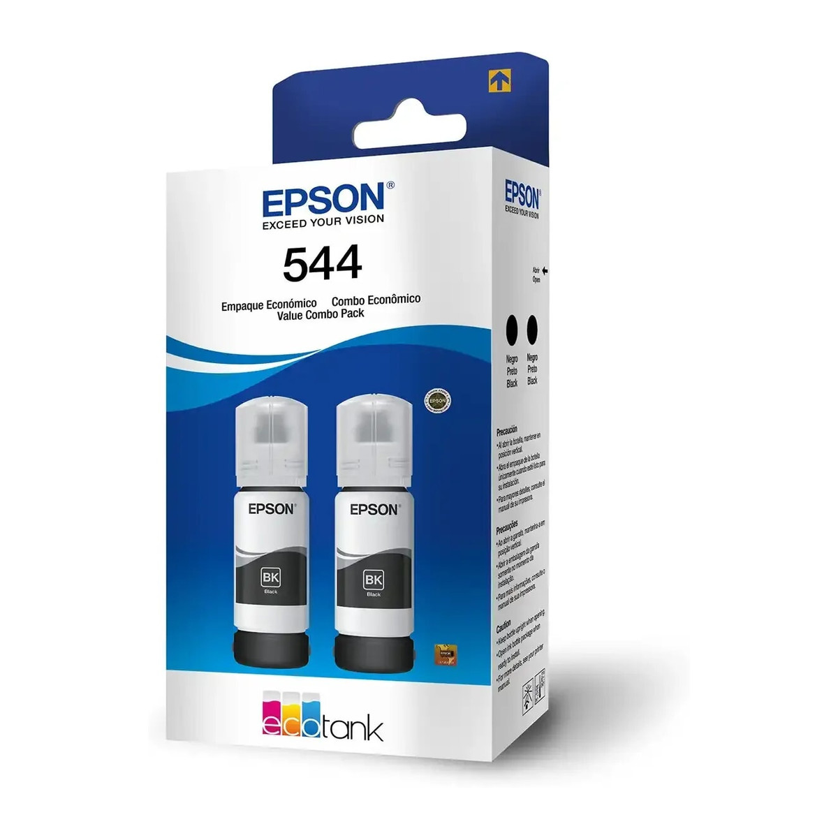 Botellas de tinta Epson T544 Negro paquete de 2 T544120-2P-CH