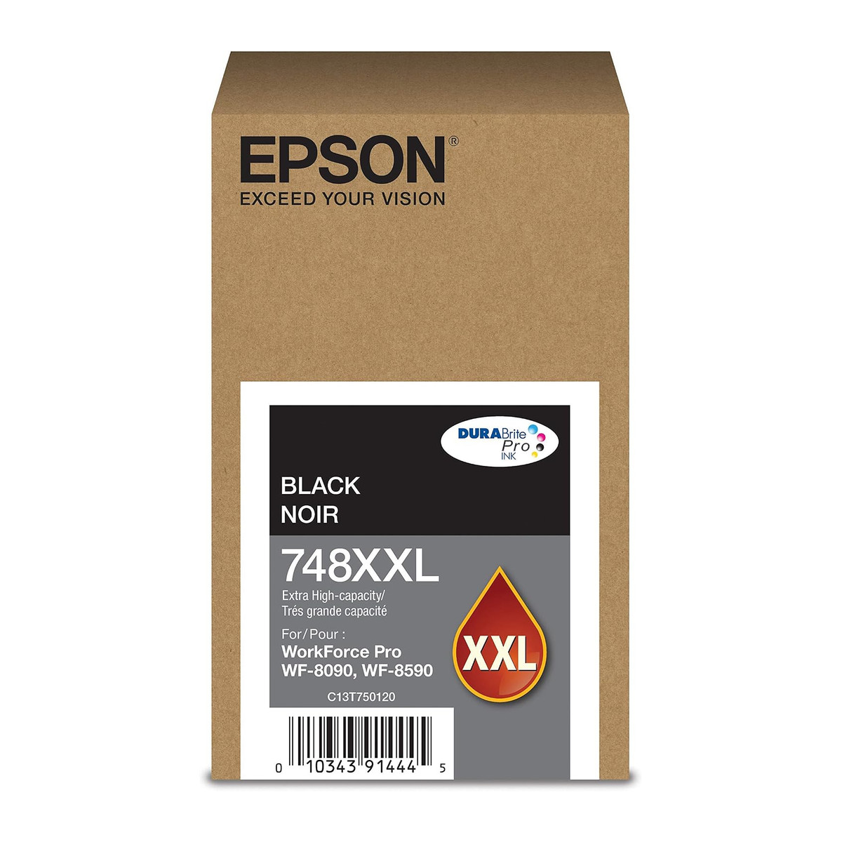 Cartucho de tinta Epson T748XXL Negro
