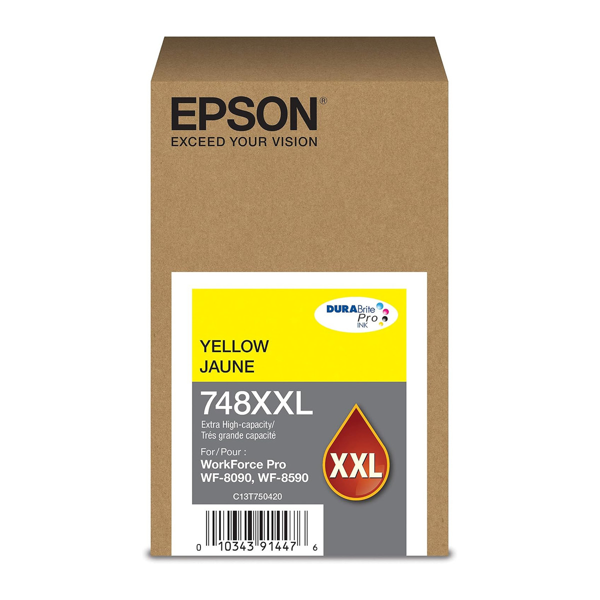 Cartucho de tinta Epson T748XXL Amarillo