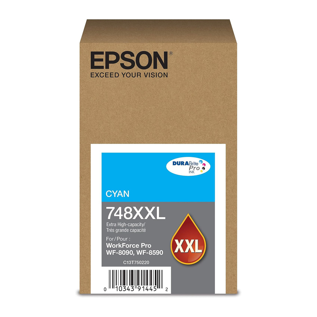 Cartucho de tinta Epson T748XXL Cian