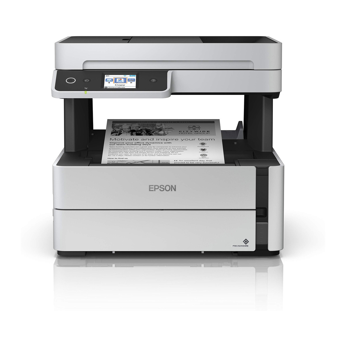 Impresora multifuncional Epson EcoTank M3170 monocromática Wi-Fi con fax y ADF