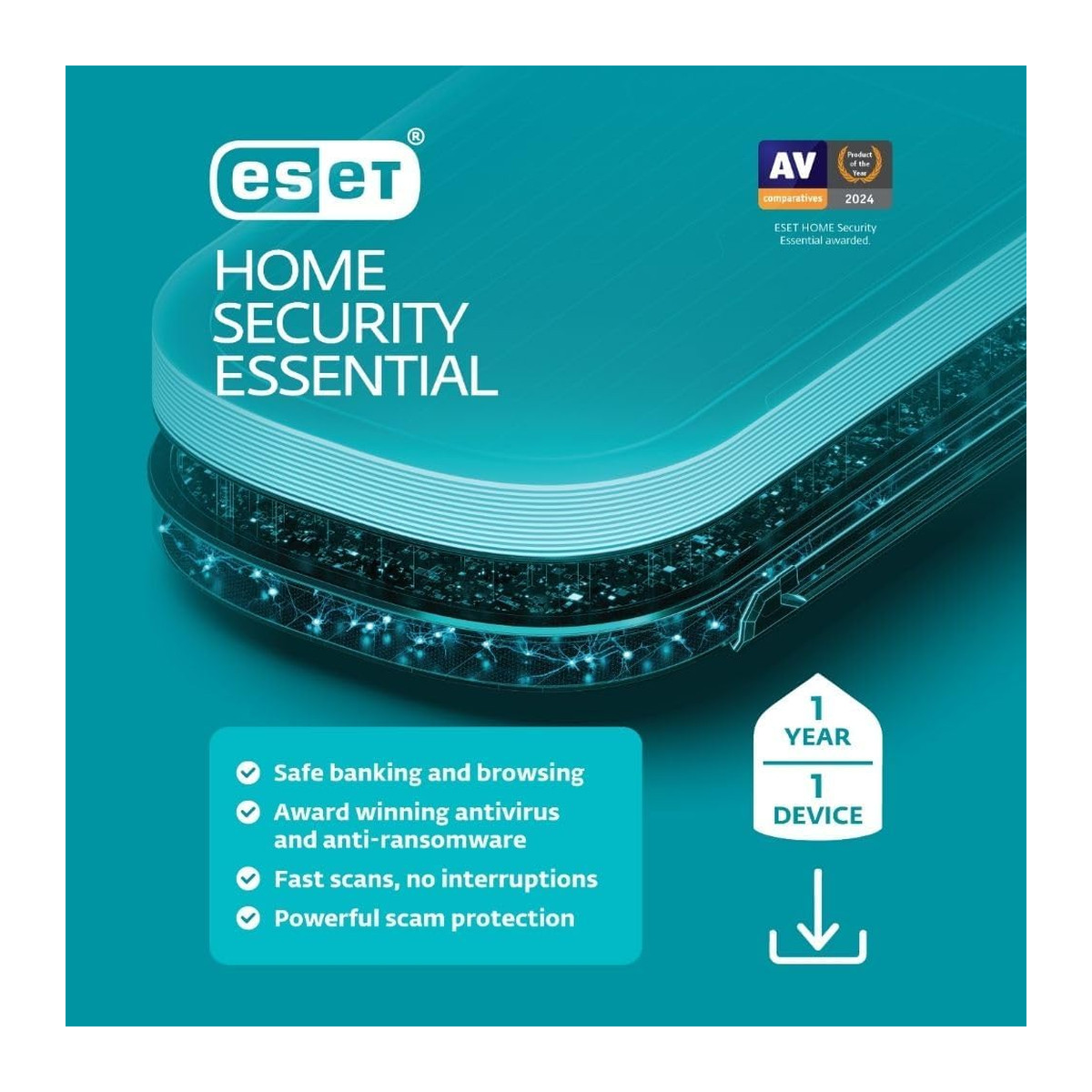 Antivirus ESET Home Security Essential 1 dispositivo