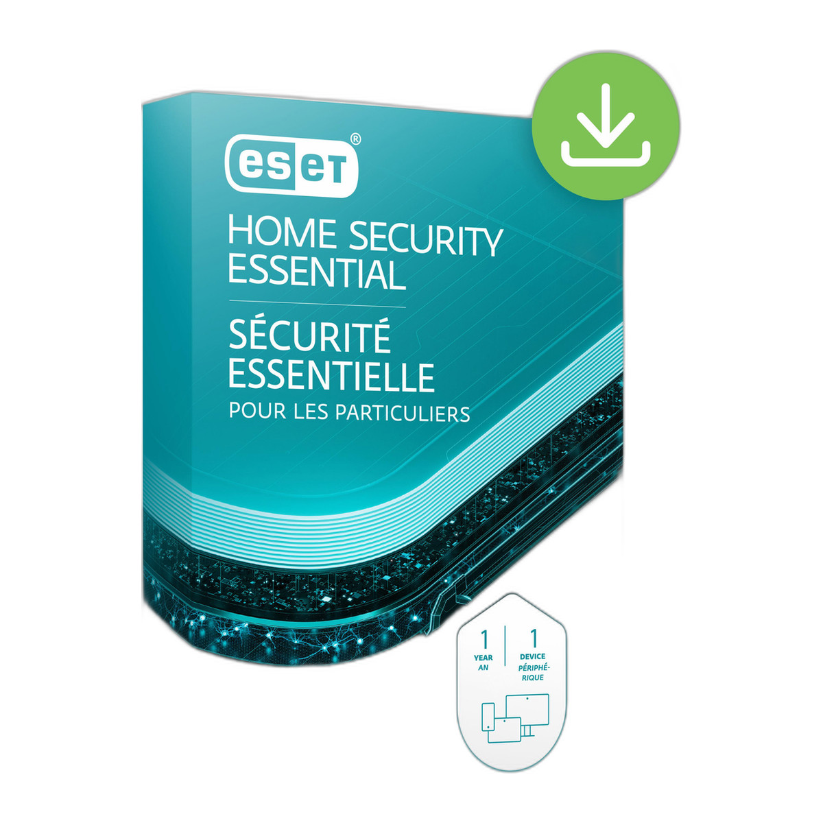 Antivirus ESET Home Security Essential 1 dispositivo 1 año licencia digital