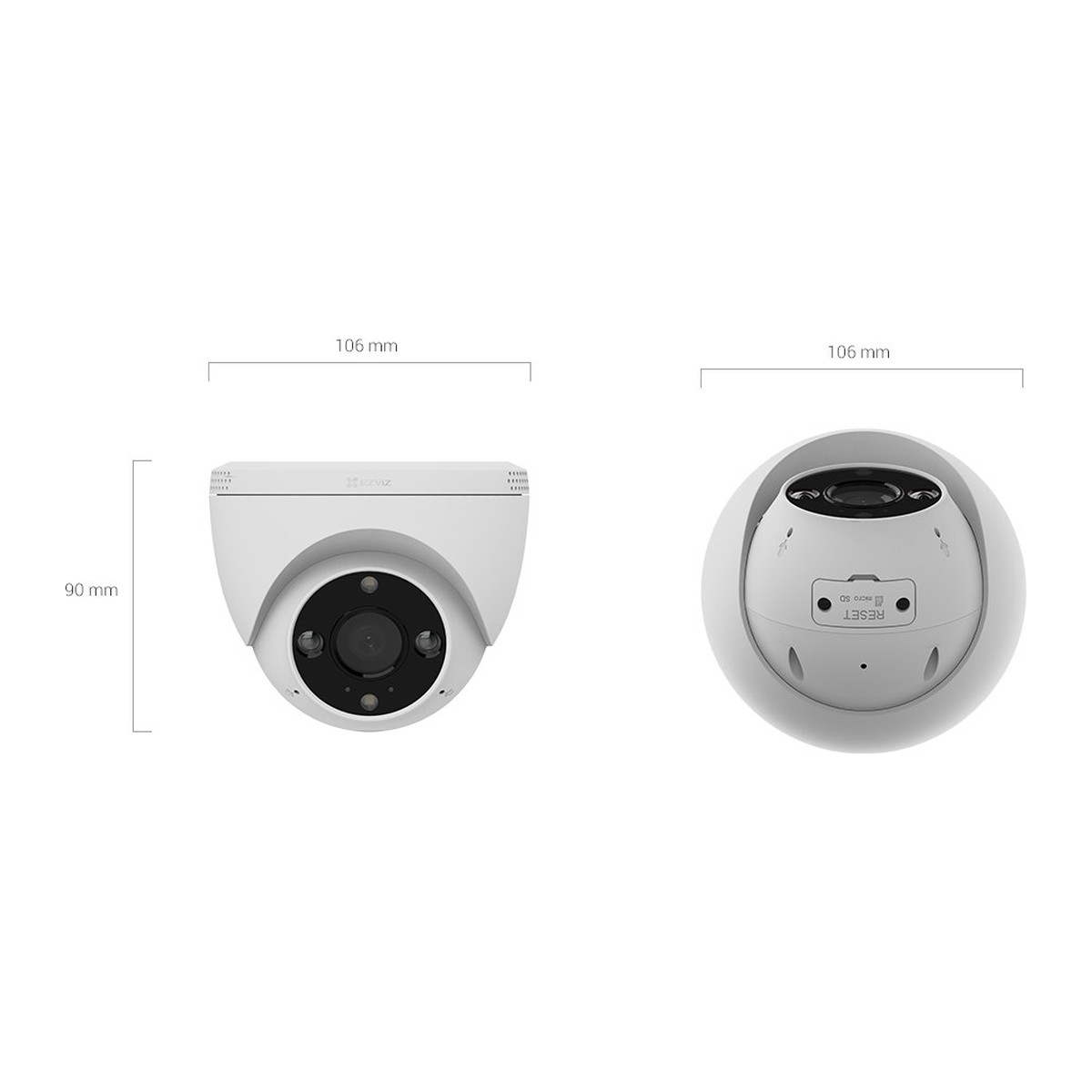 Cámara de vigilancia EZVIZ H4 2.8mm
