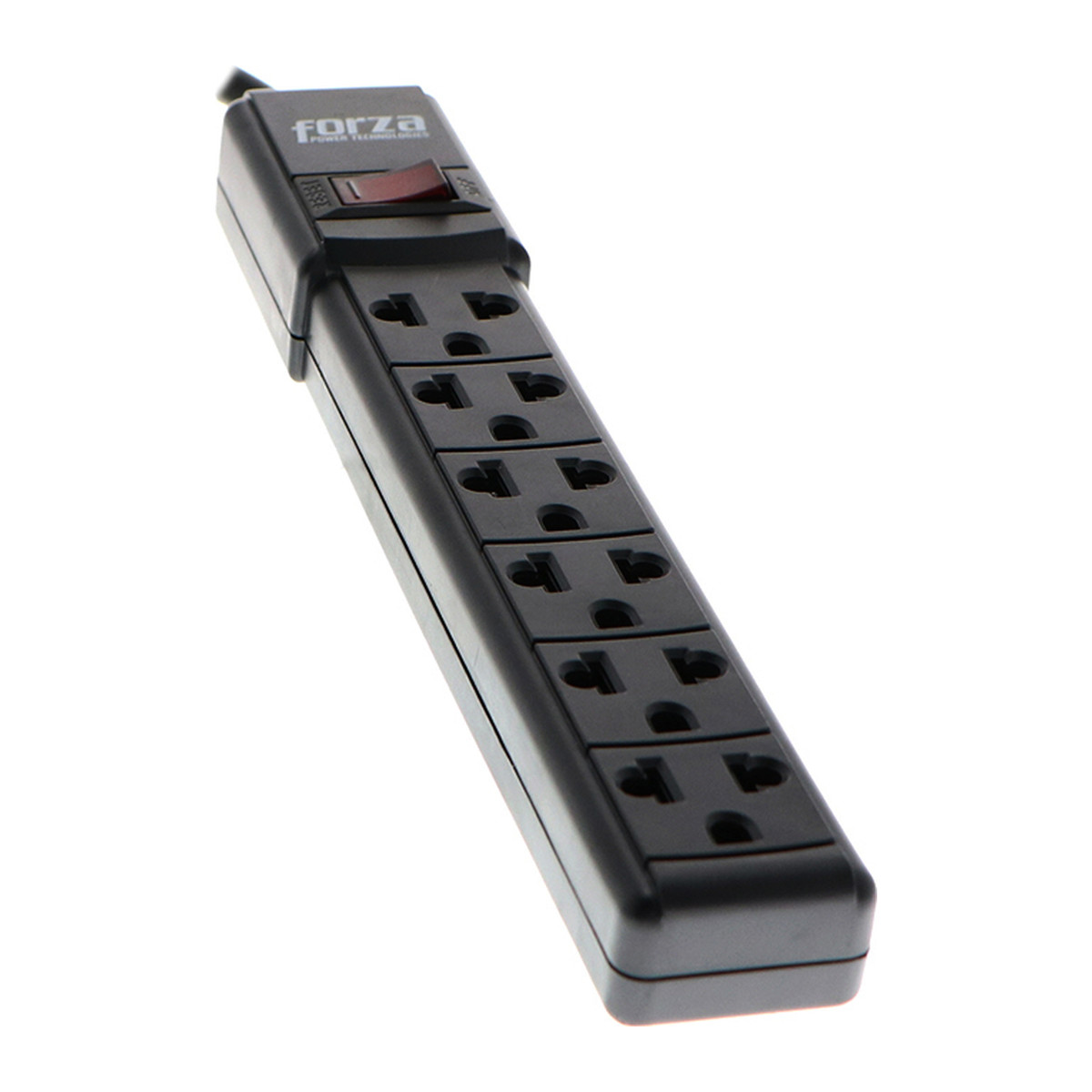 Regleta Forza PS-001B 6 tomas Negro