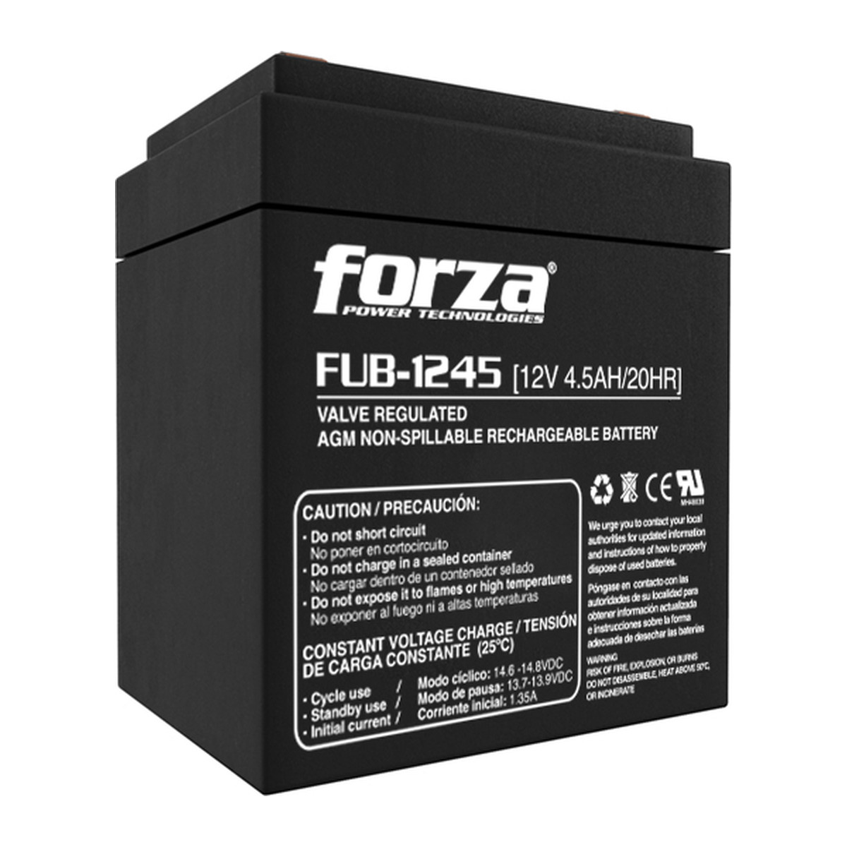 Batería Forza FUB-1245 4.5 Ah
