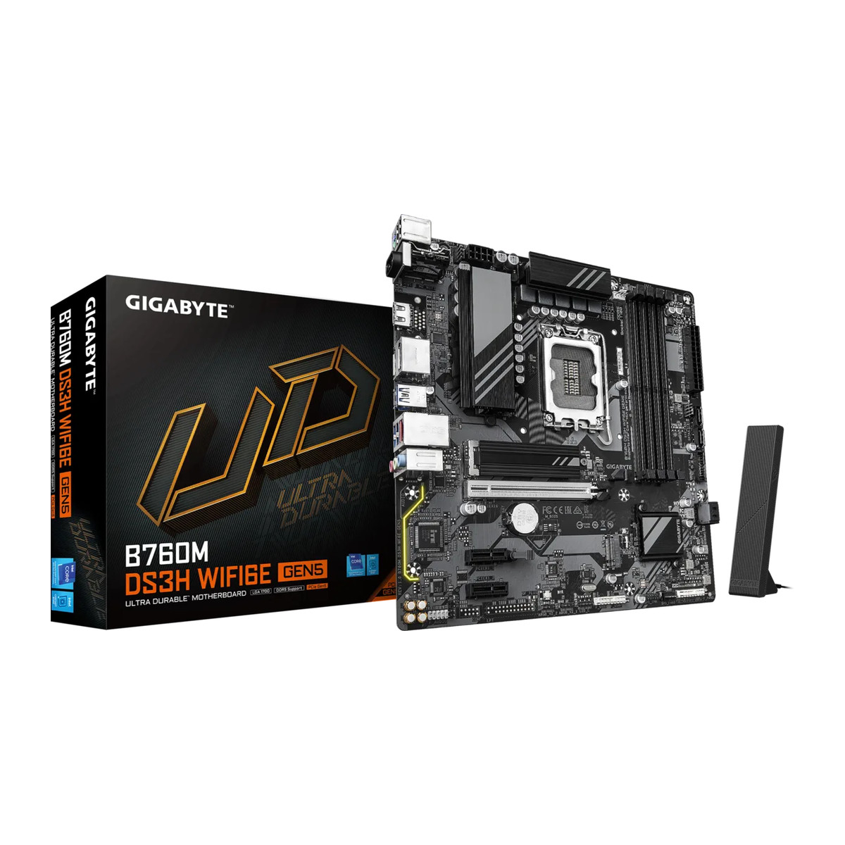 Motherboard Gigabyte B760M DS3H WF6E GEN5 Socket LGA1700