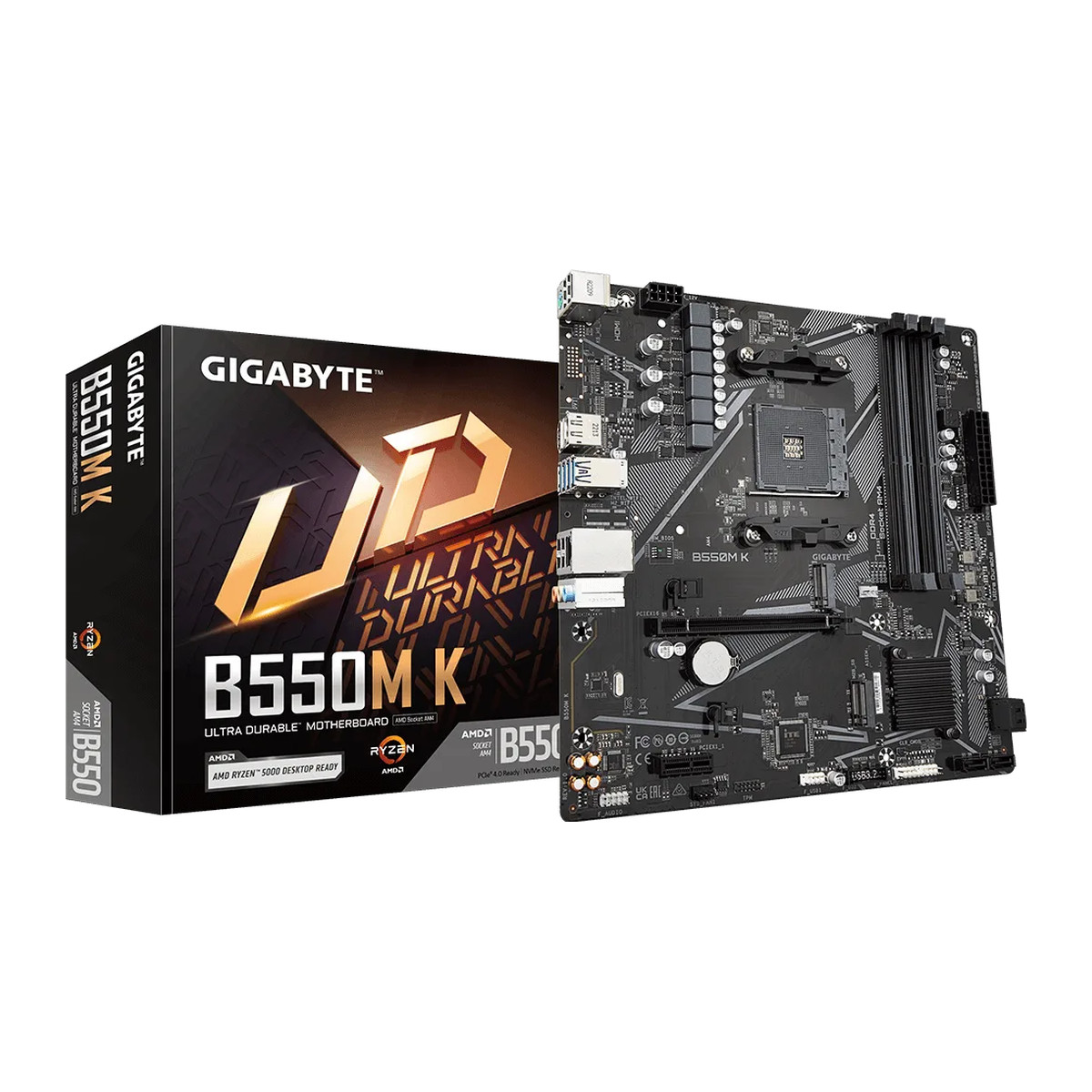 Placa base Gigabyte B550M K