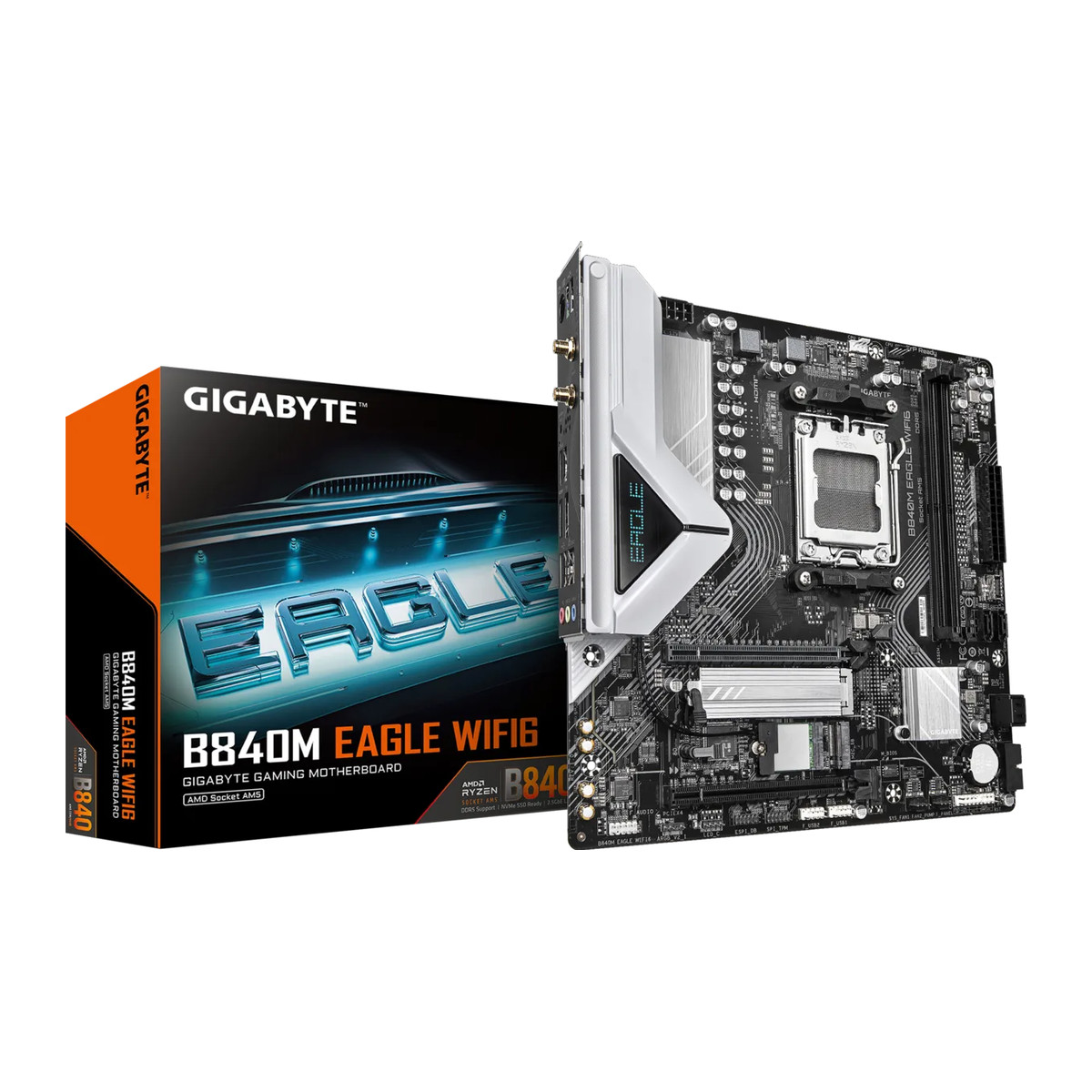 Placa base Gigabyte B840M Eagle WiFi 6 Socket AM5