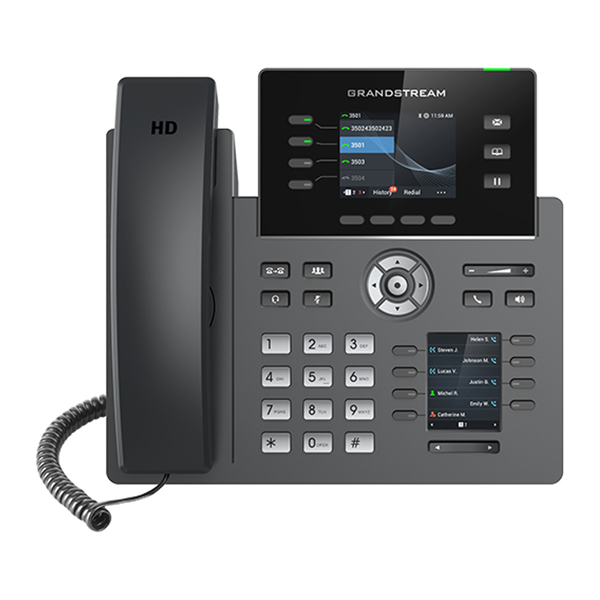 Teléfono IP Grandstream GRP2614 4 líneas Bluetooth PoE