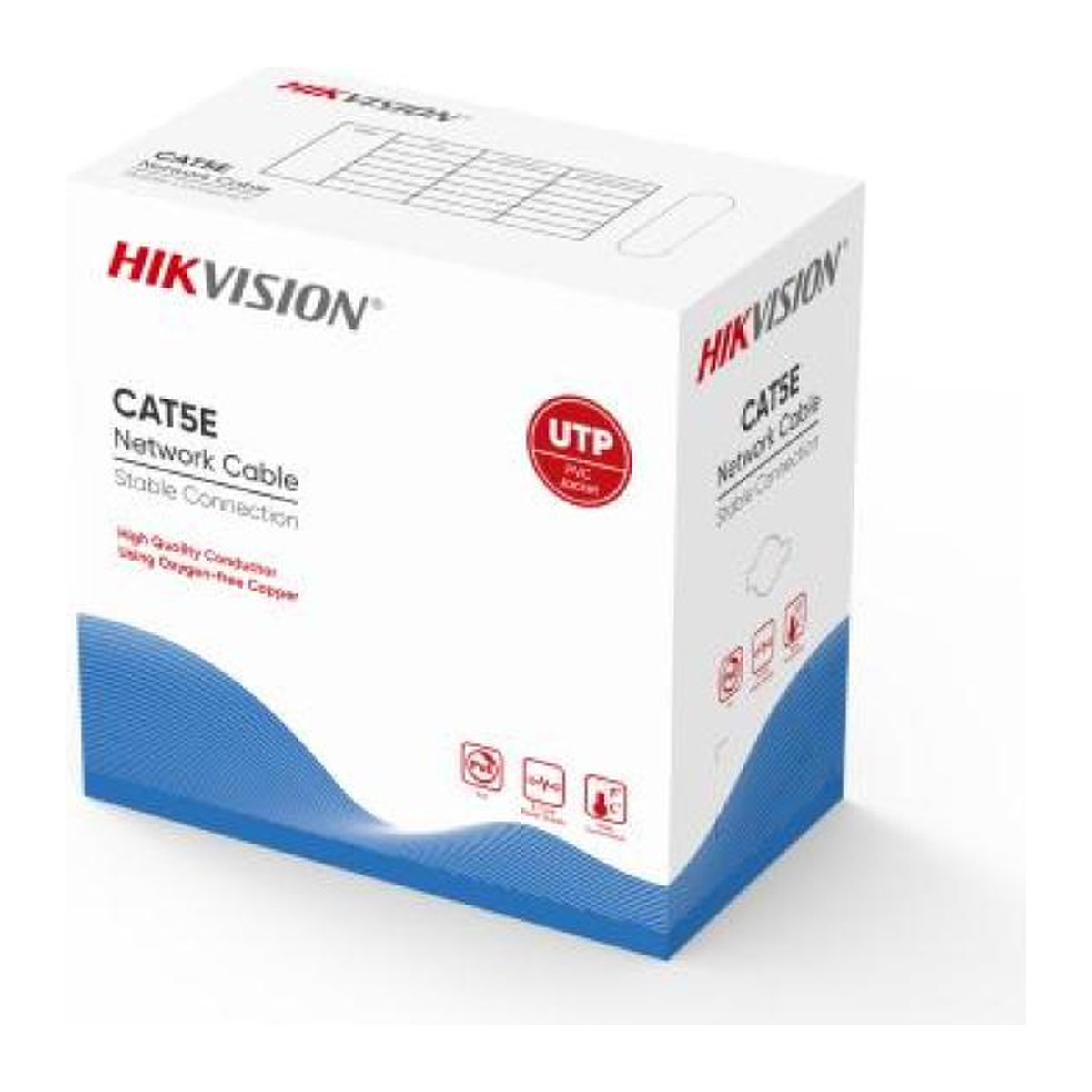 Cable de red Hikvision DS-1LN5E-E/E 305 m