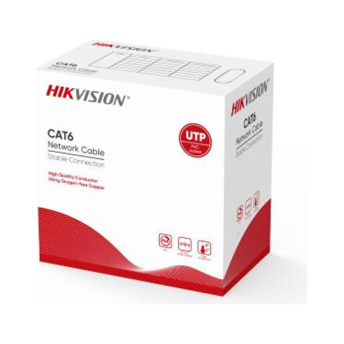 Cable de red Hikvision DS-1LN6U-G Gris