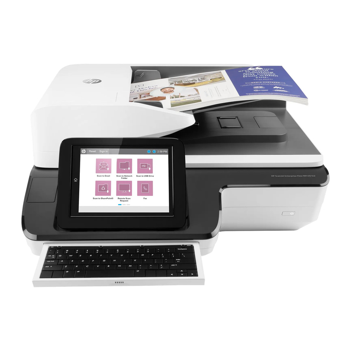 Escáner de documentos HP ScanJet Enterprise Flow N9120 fn2 200 hojas