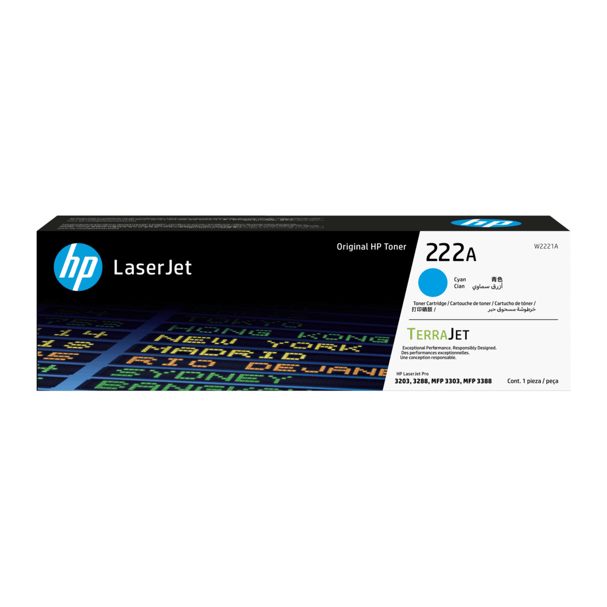 Tóner HP 222A Cian