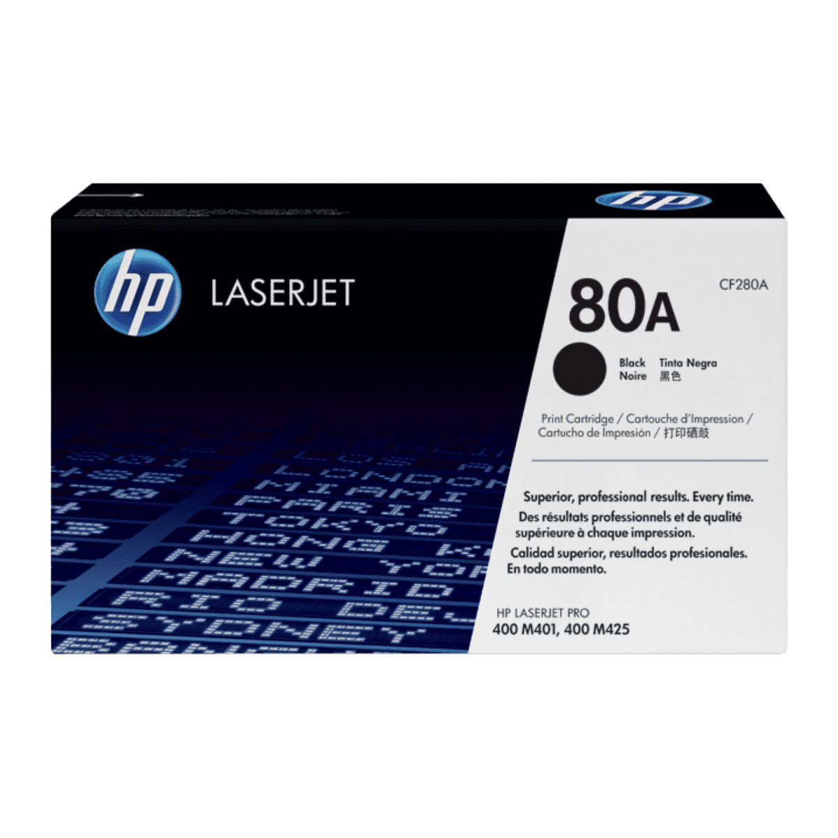 Tóner HP 80A Negro