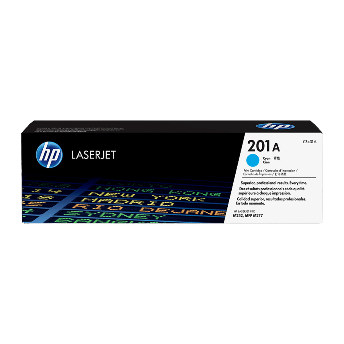 Tóner HP 201A Cian