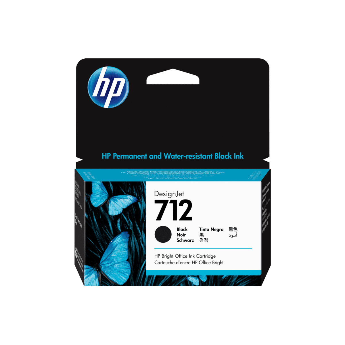 Cartucho de tinta HP 712 DesignJet Negro 38 ml