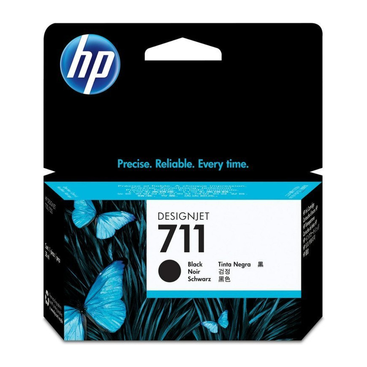 Cartucho de tinta HP 711 DesignJet Negro 38 ml