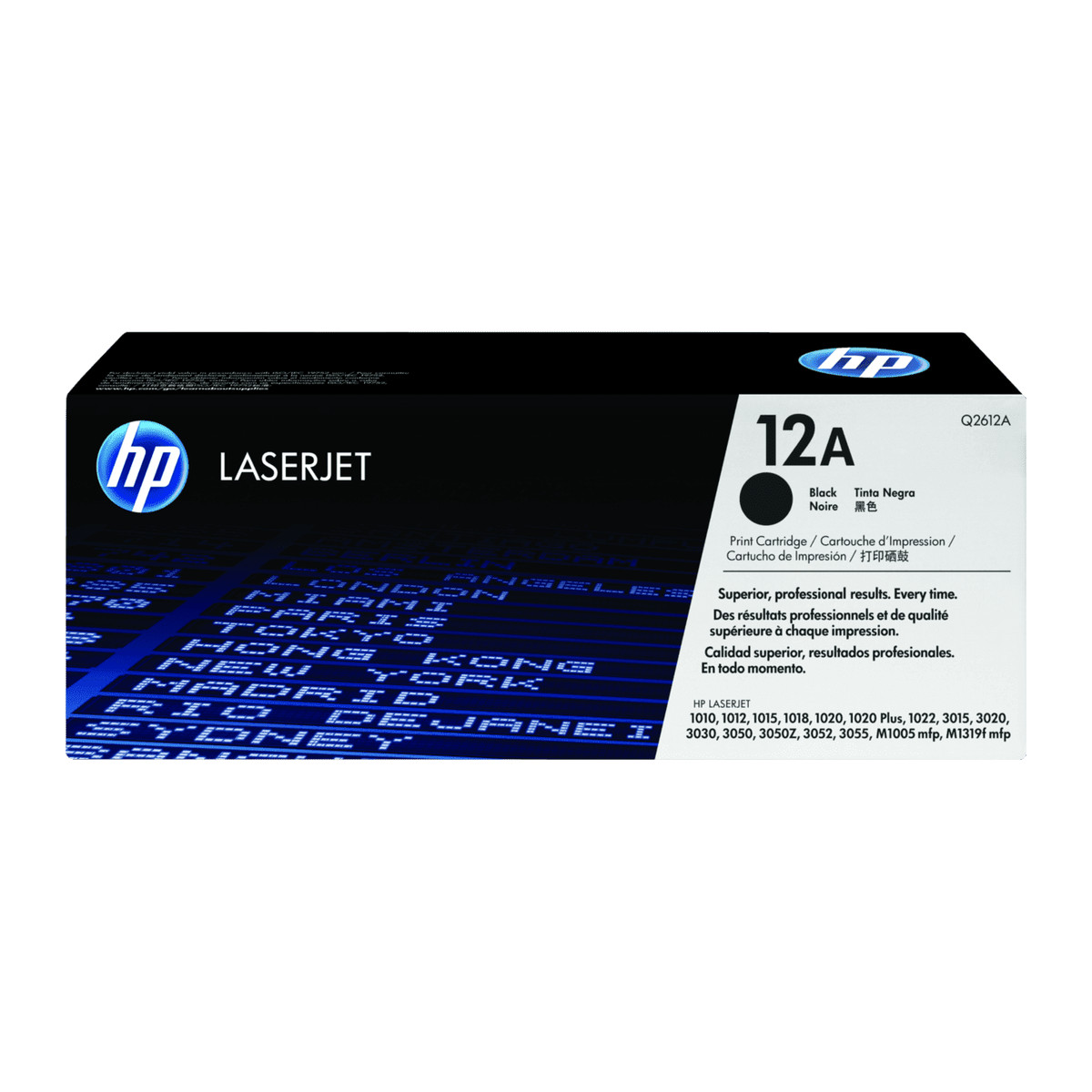 Tóner HP 12A negro original LaserJet Q2612A