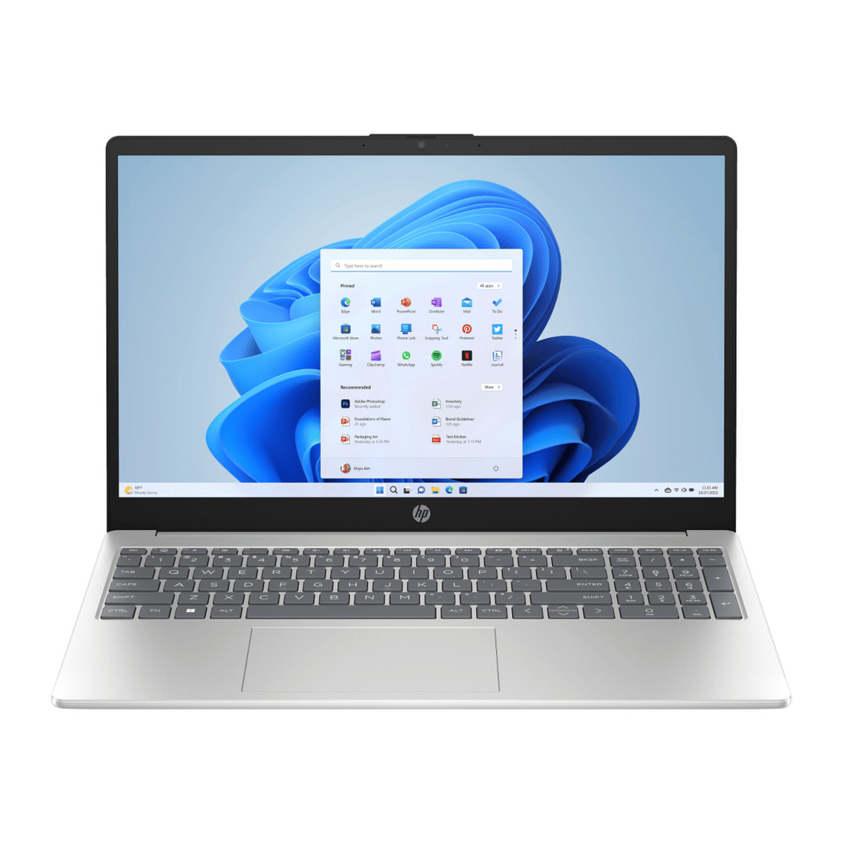 Laptop HP 15-fd2352la 15.6" FHD Intel Core Ultra 5 225U 16GB DDR5 512GB SSD Plateada Teclado español