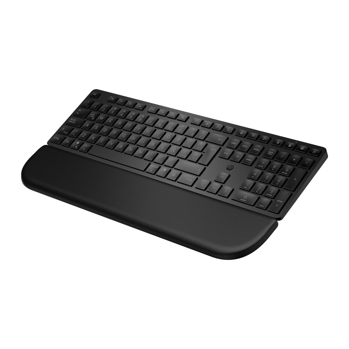 Teclado inalámbrico HP 580K multidispositivo con reposamanos Negro