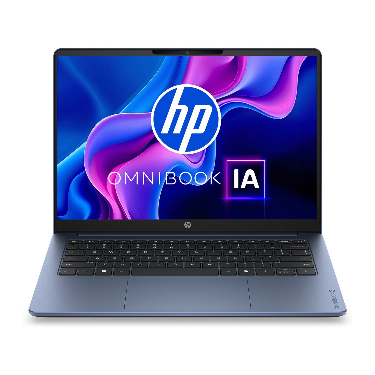 Laptop HP OmniBook 3 AI 14-ht0061la 14" táctil Core 5 320 8 GB 512 GB Azul