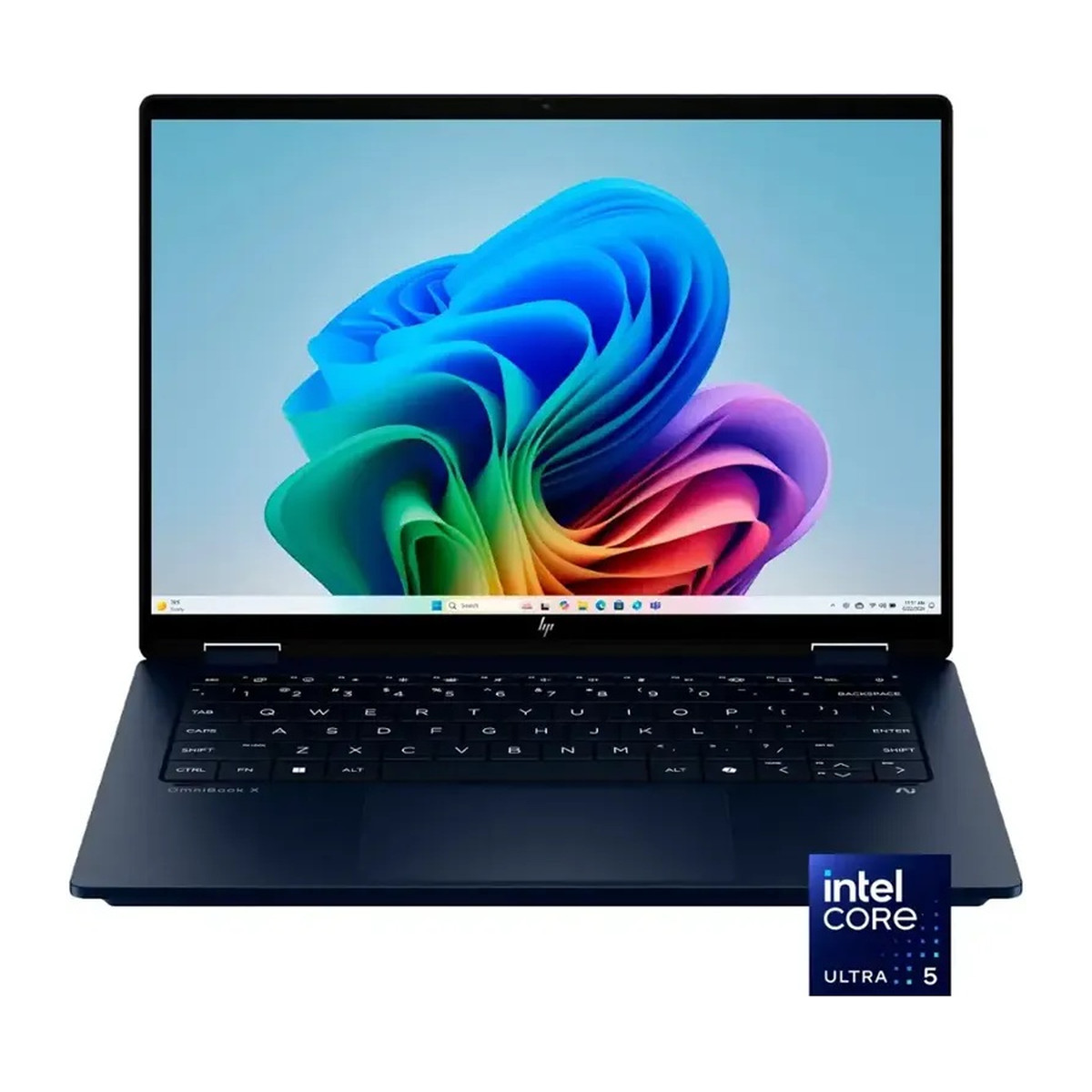 Laptop HP OmniBook X Flip 2 en 1 14" táctil Core Ultra 5 16 GB 512 GB Teclado inglés