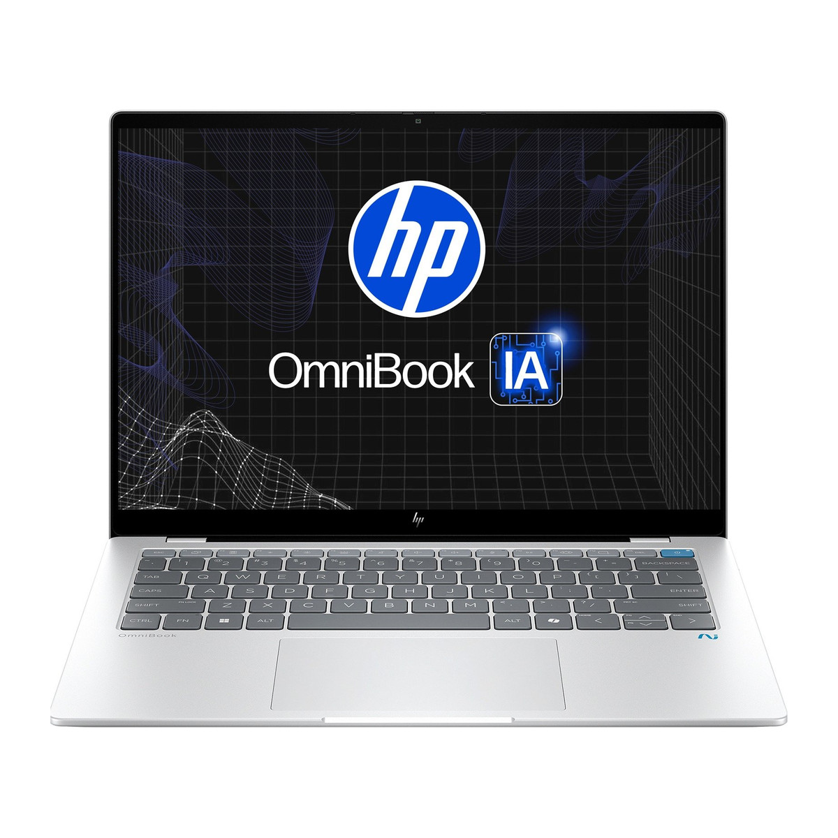Laptop HP OmniBook X 14-fe1001la 14" táctil Snapdragon X Plus 16 GB 1 TB Plata