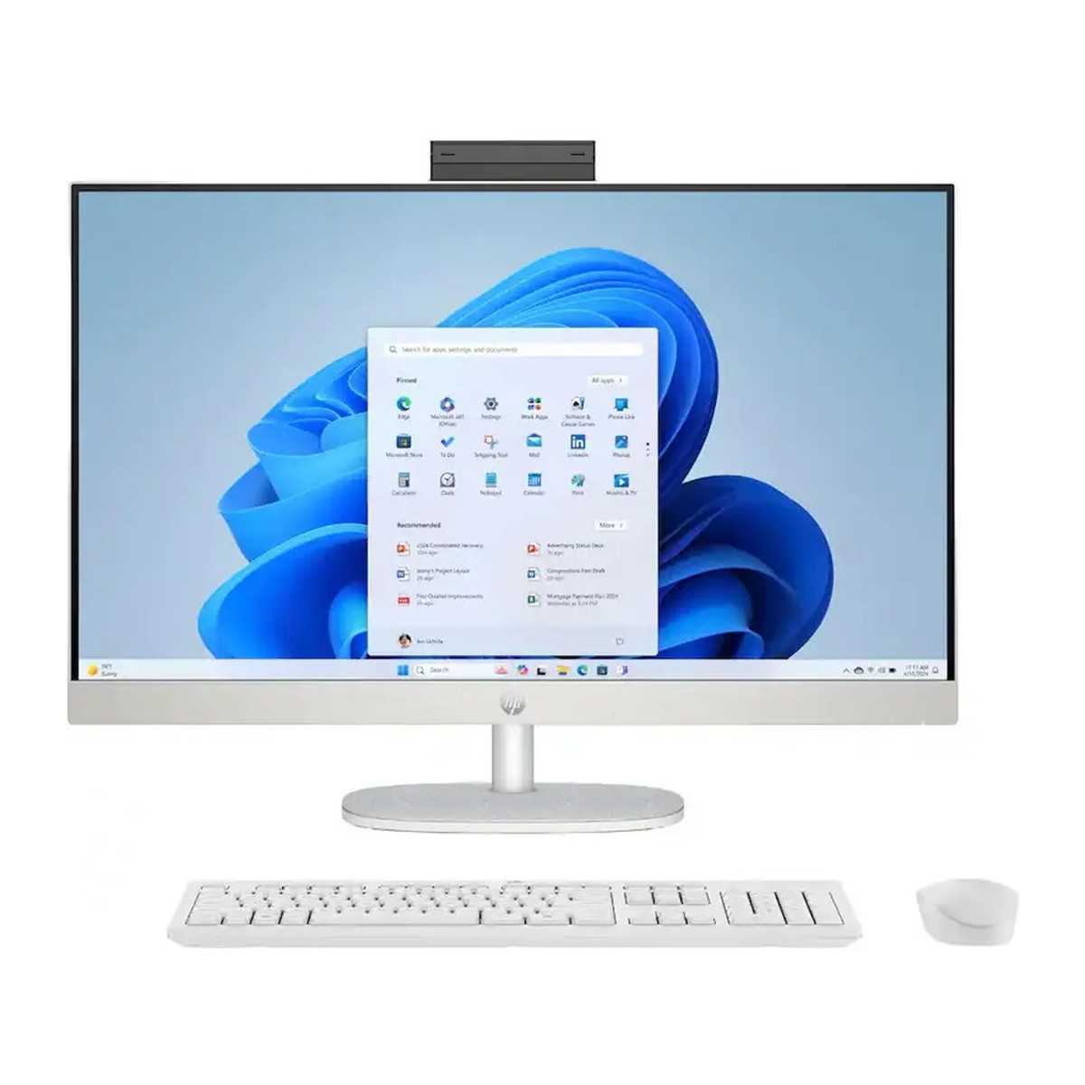 All-in-One HP 27" táctil FHD Core Ultra 7 16 GB RAM 1 TB SSD Blanco