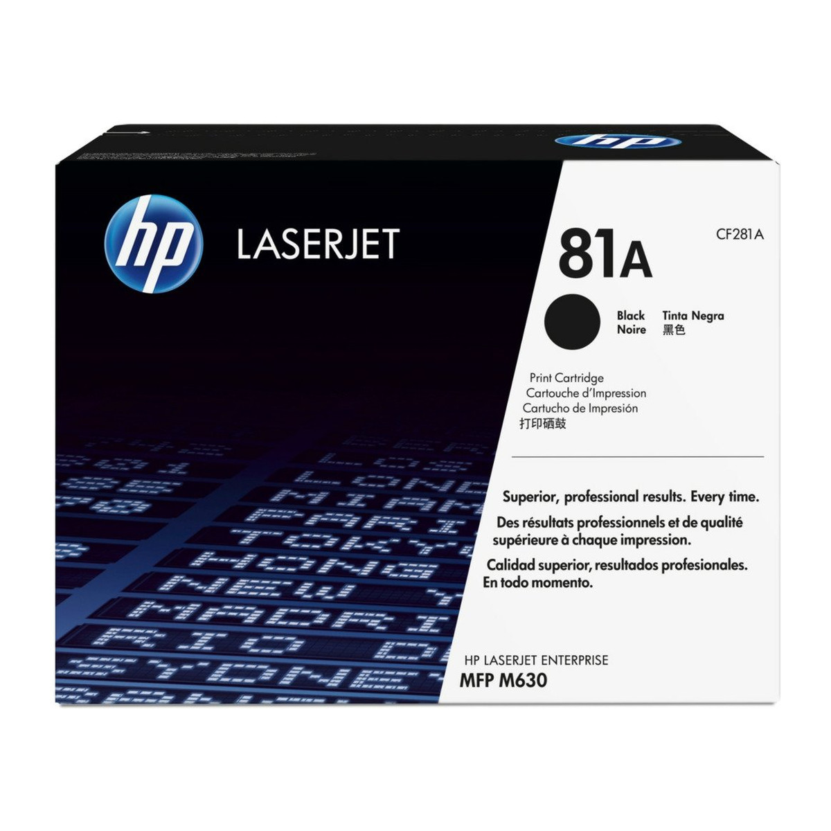 Tóner HP 81A Negro