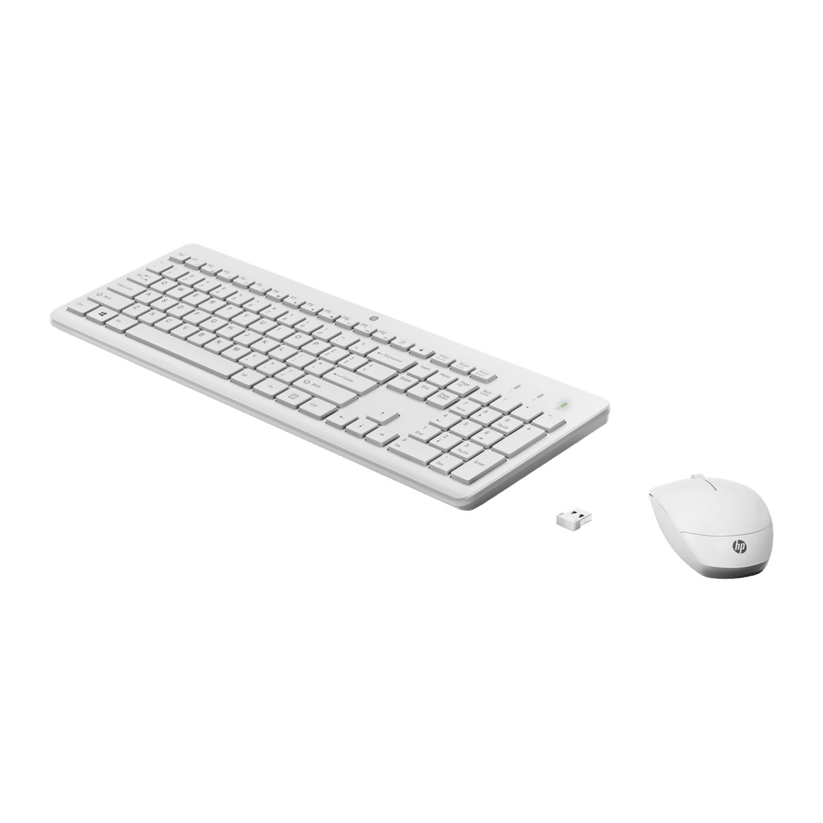 Teclado y mouse inalámbricos HP 230 Blanco