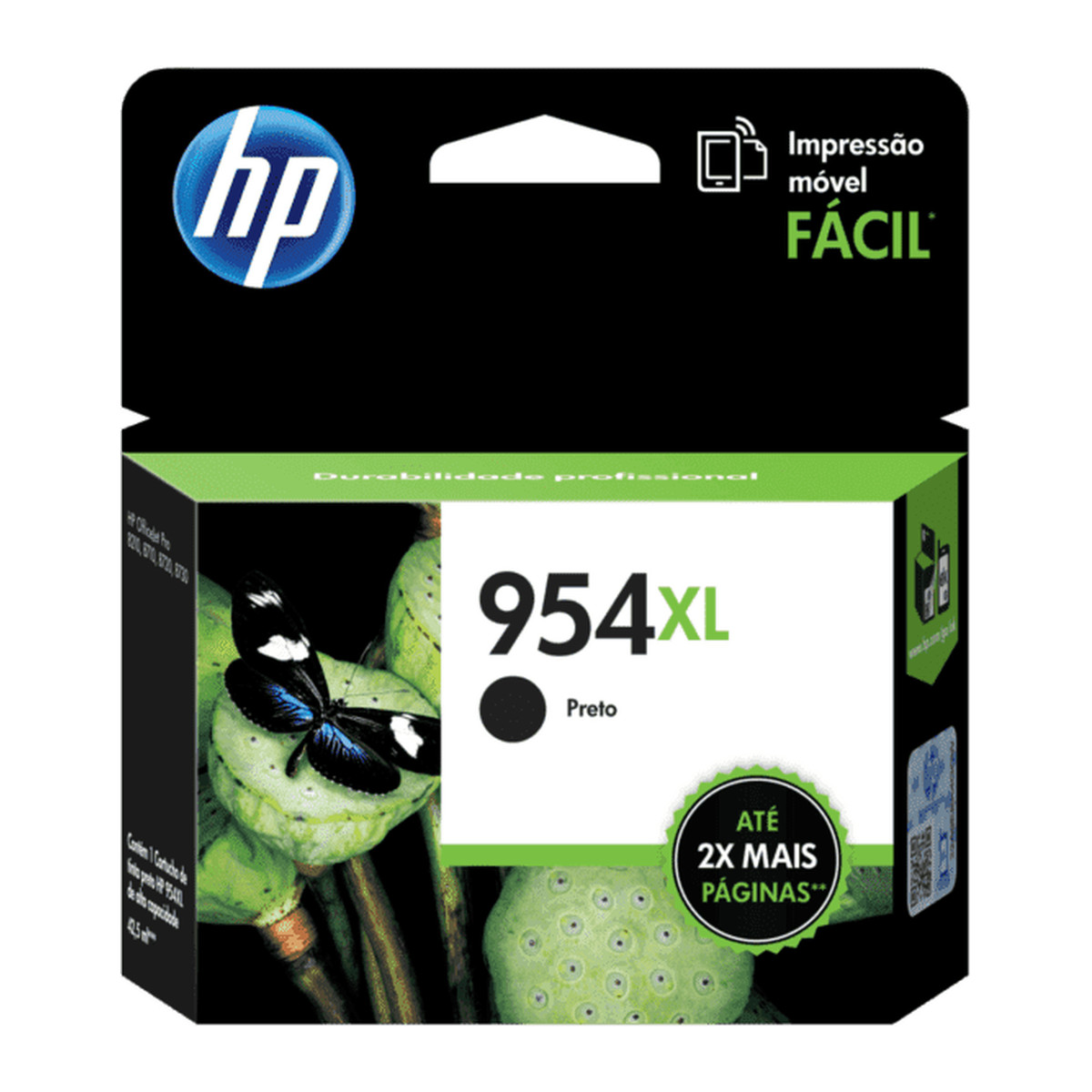 Cartucho de tinta HP 954xl 2,000 pages Negro
